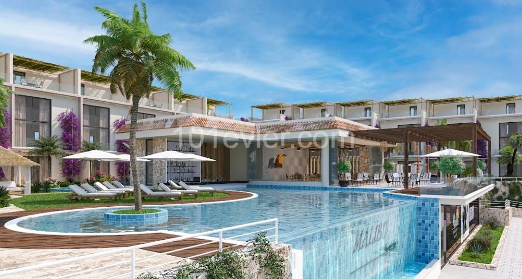 PROJEKT LIEFERUNG DEZEMBER 2024 ! 3 + 1 BUNGALOW MIT PRIVATEM POOL UND TERRASSE IN KYRENIA SÜßWASSER ** 