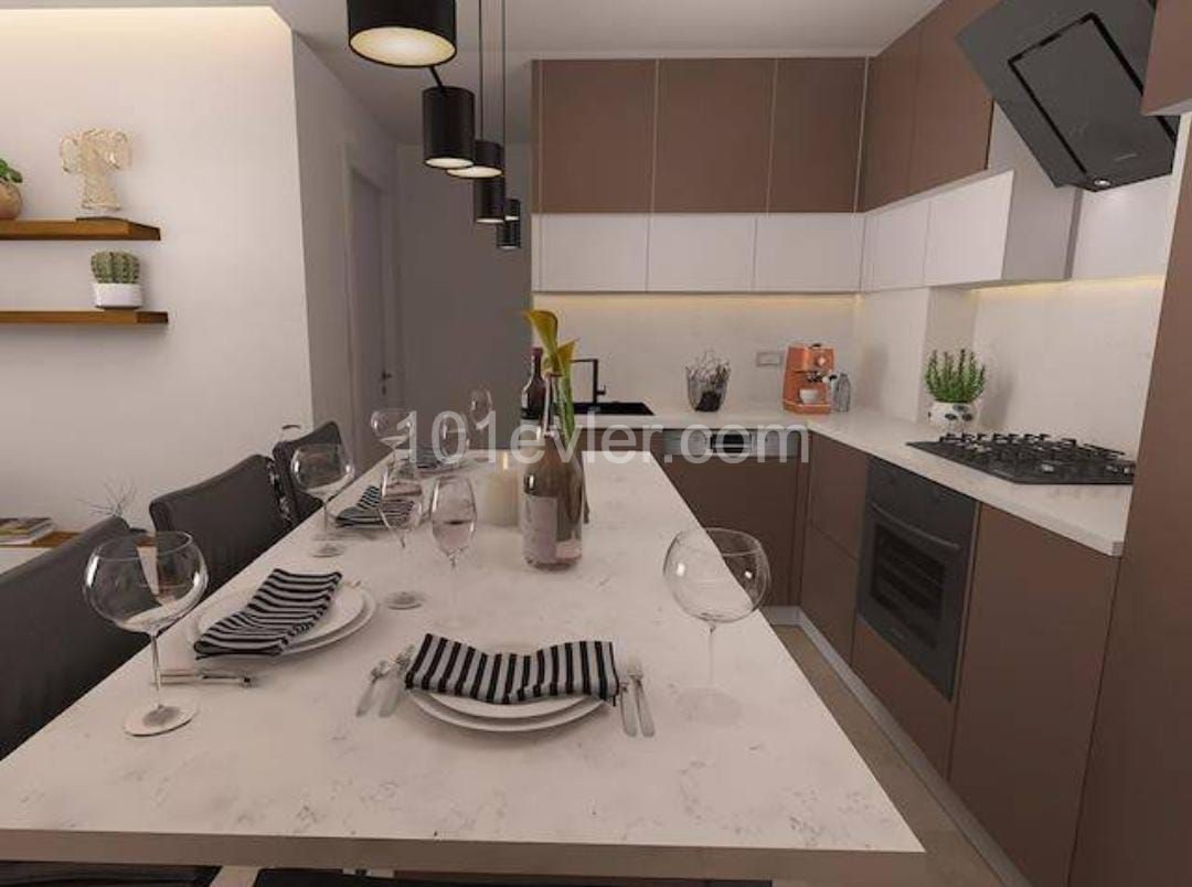 PROJECT DELIVERY DECEMBER 2023! 2+1 FLATS FOR SALE IN GIRNE İSKELE WITH INVESTMENT OPPORTUNITIES STARTING FROM 88.000 GBP