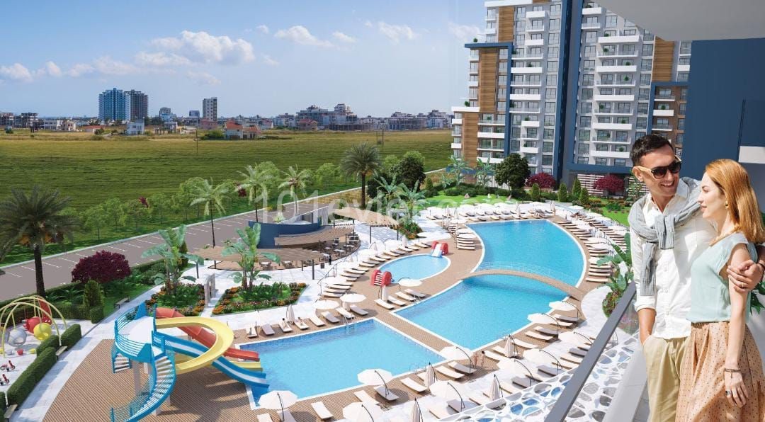 PROJECT DELIVERY DECEMBER 2023! 2+1 FLATS FOR SALE IN GIRNE İSKELE WITH INVESTMENT OPPORTUNITIES STARTING FROM 88.000 GBP