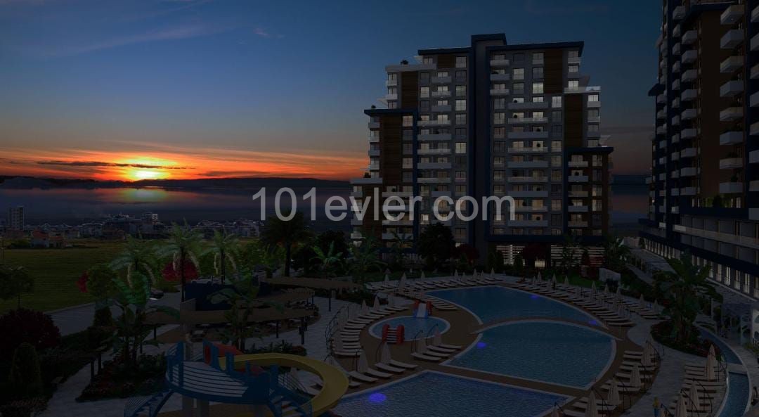 PROJECT DELIVERY DECEMBER 2023! 2+1 FLATS FOR SALE IN GIRNE İSKELE WITH INVESTMENT OPPORTUNITIES STARTING FROM 88.000 GBP