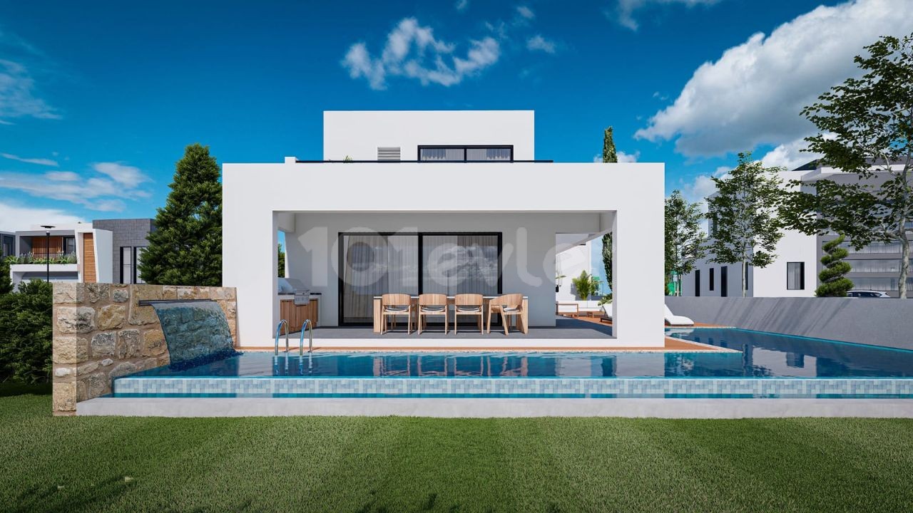 PROJECT DELIVERY JUNE 2024 ! 4+1 VILLA WITH PRIVATE POOL FOR SALE IN MAGUSA YENİBOGAZİÇİ