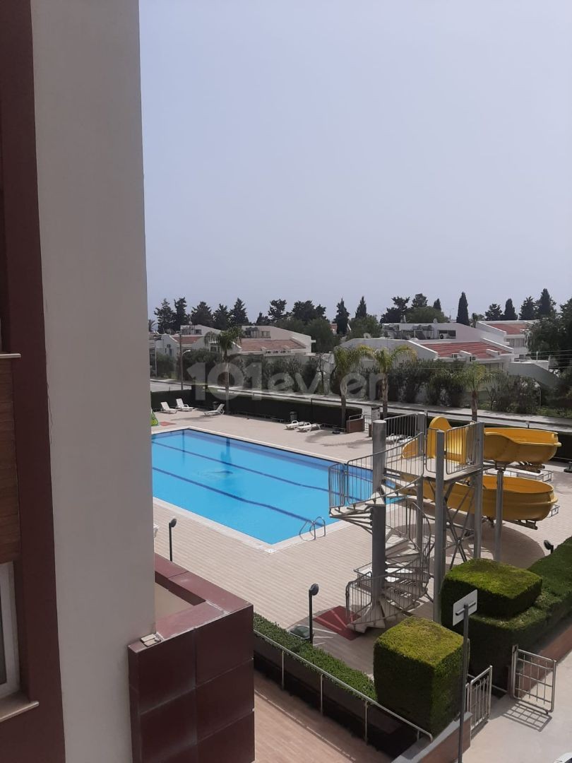 1+1 APARTMENT WITH SHARED POOL FOR RENT IN İSKELE LONG BEACH