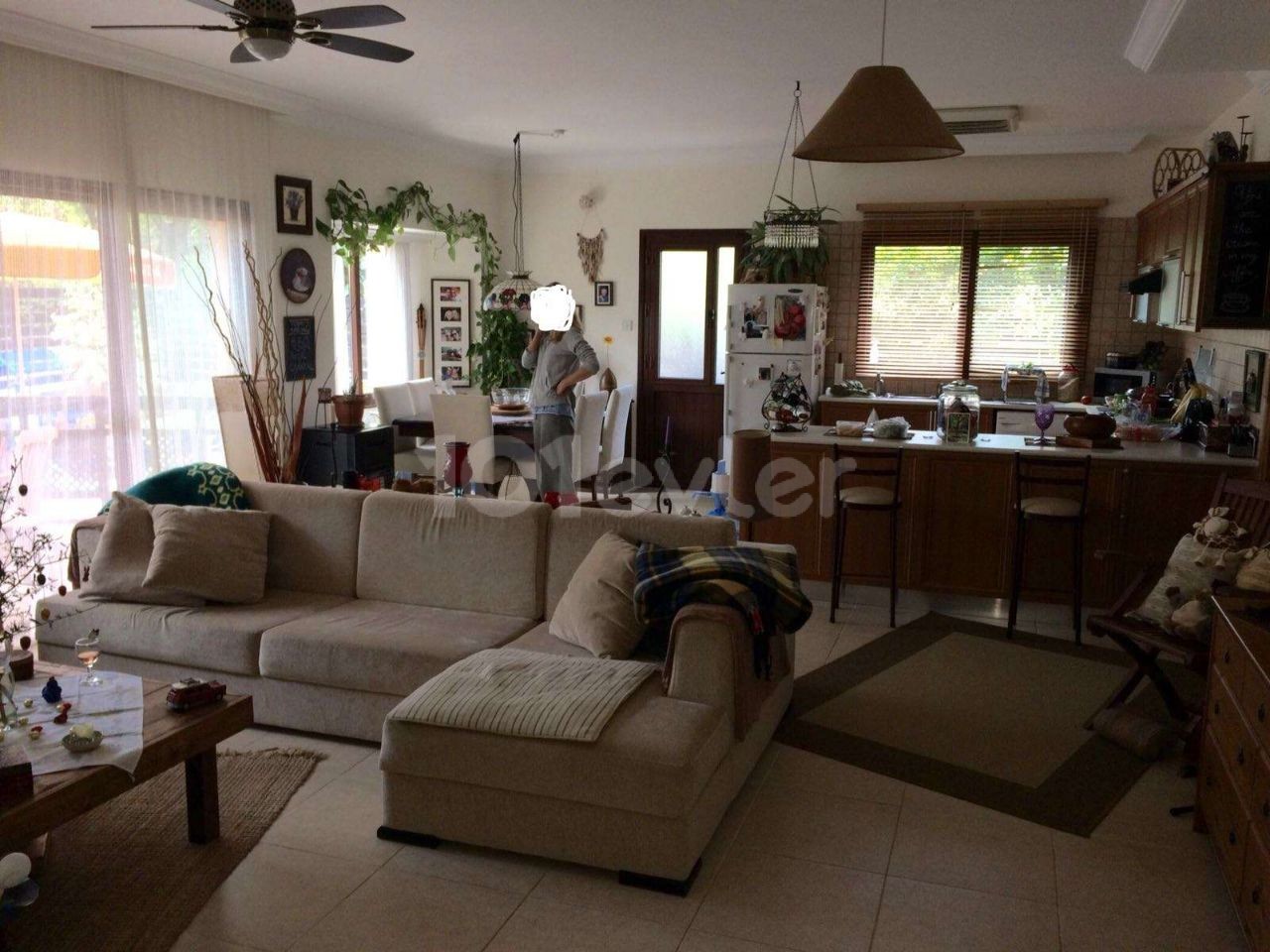 3 + 1 APARTMENT FOR SALE WITH GARDEN AND FIREPLACE IN KYRENIA DOGANKOY ** 