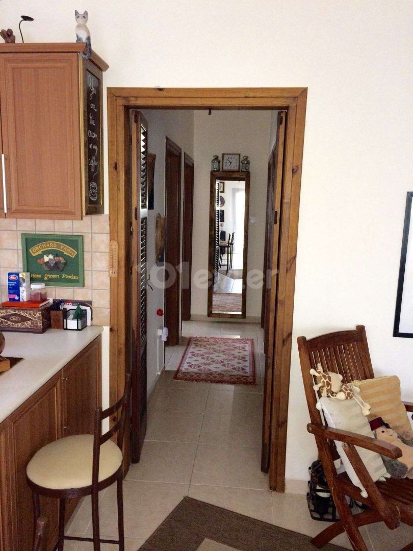 3 + 1 APARTMENT FOR SALE WITH GARDEN AND FIREPLACE IN KYRENIA DOGANKOY ** 