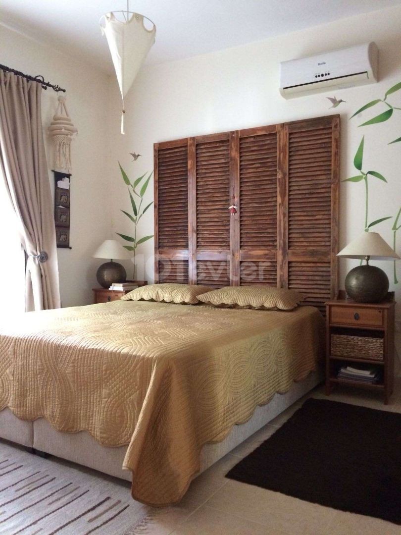 3 + 1 APARTMENT FOR SALE WITH GARDEN AND FIREPLACE IN KYRENIA DOGANKOY ** 