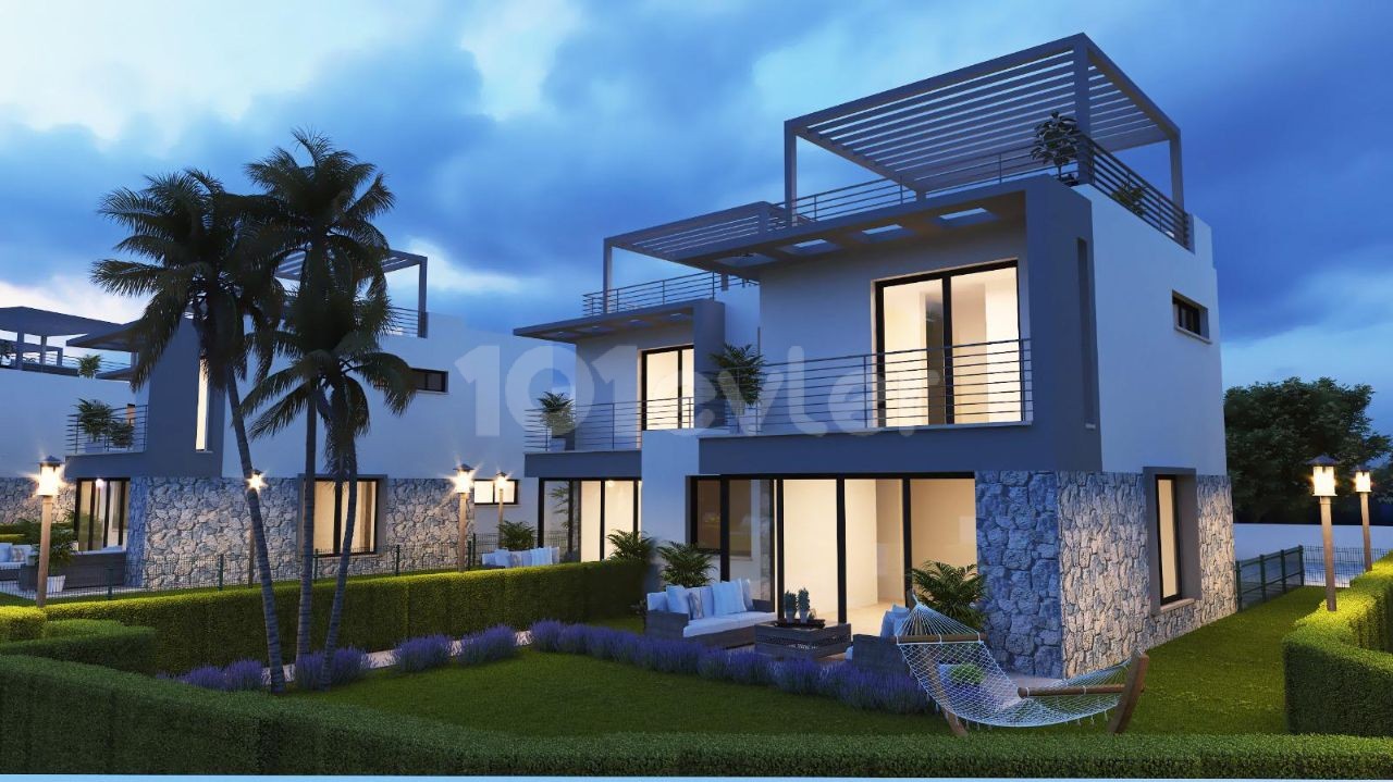 TRIPLEX VILLAS WITH 2+1 SHARED POOL IN KARAOGLANOGLU DISTRICT OF KYRENIA, CYPRUS ** 