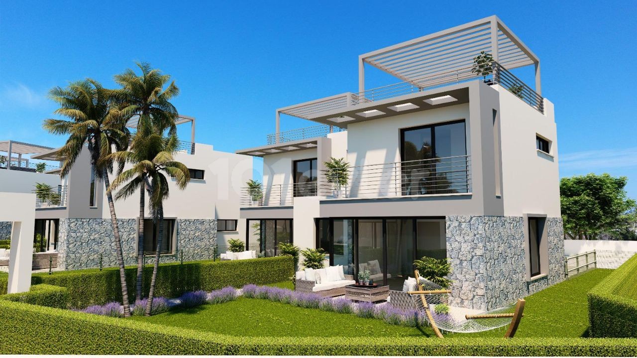 TRIPLEX VILLAS WITH 2+1 SHARED POOL IN KARAOGLANOGLU DISTRICT OF KYRENIA, CYPRUS ** 