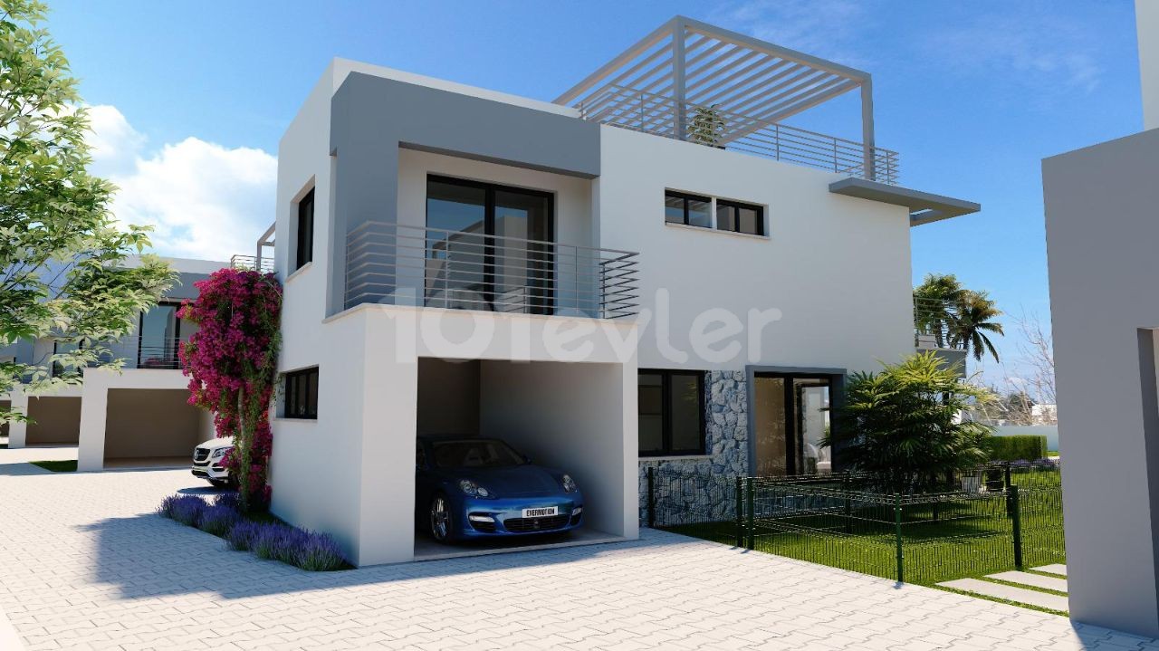 TRIPLEX VILLAS WITH 2+1 SHARED POOL IN KARAOGLANOGLU DISTRICT OF KYRENIA, CYPRUS ** 