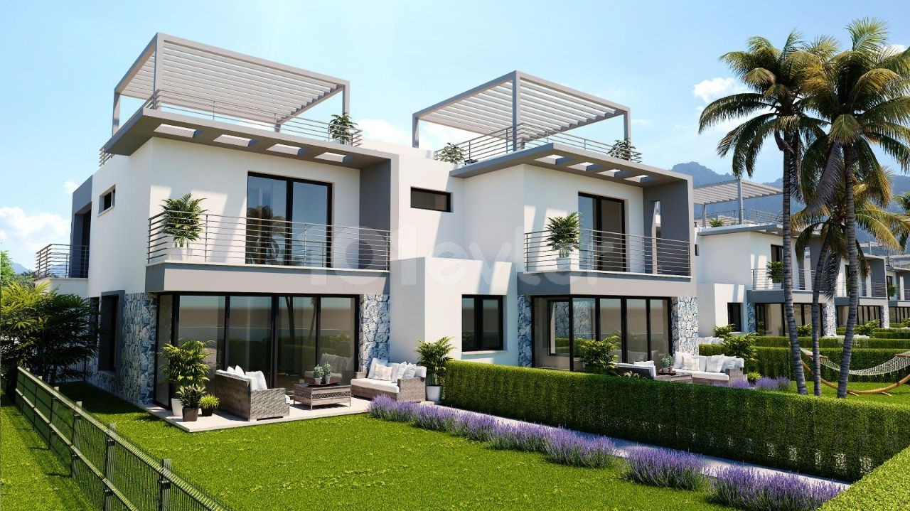 TRIPLEX VILLAS WITH 2+1 SHARED POOL IN KARAOGLANOGLU DISTRICT OF KYRENIA, CYPRUS ** 