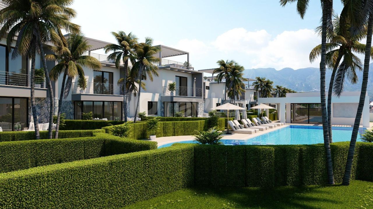 TRIPLEX VILLAS WITH 2+1 SHARED POOL IN KARAOGLANOGLU DISTRICT OF KYRENIA, CYPRUS ** 