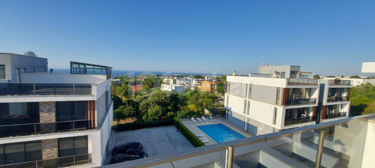 LUXURY 2+1 SHARED POOL PRIVATE TERRACE APARTMENT FOR RENT IN KYRENIA LAPTA ** 