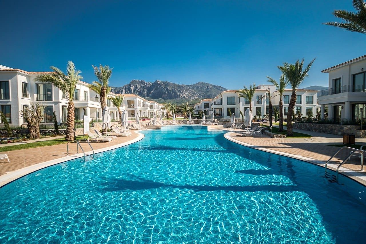 2 + 1 APARTMENT FOR SALE WITH POOL ON THE SITE IN KYRENIA ALSANCAKTA ** 