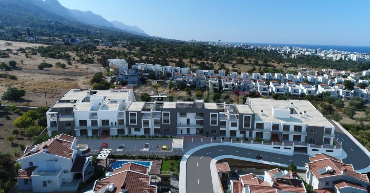 KYRENIA DOĞANKÖY AREA WITH SHARED POOL 1+1-2+1-3+1 APARTMENTS FOR SALE ** 