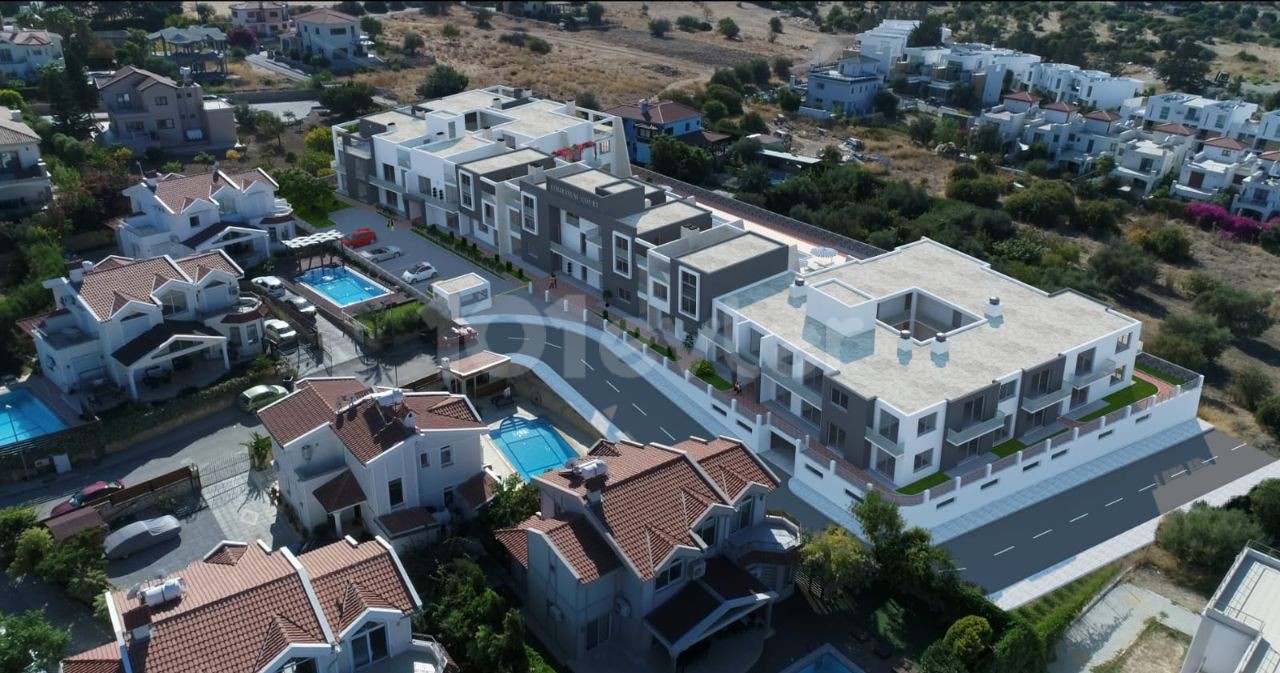 KYRENIA DOĞANKÖY AREA WITH SHARED POOL 1+1-2+1-3+1 APARTMENTS FOR SALE ** 