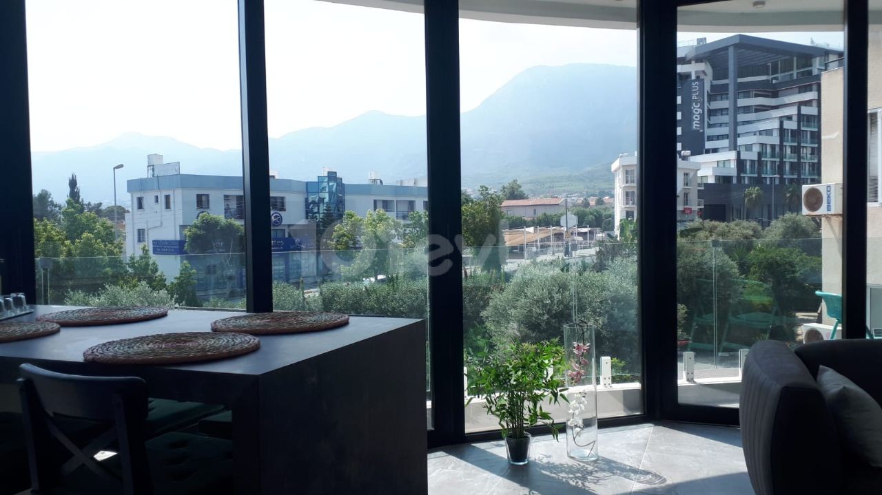 CYPRUS KYRENIA 2 + 1 FULLY FURNISHED APARTMENT FOR RENT IN A COMPLEX WITH A SHARED POOL ** 