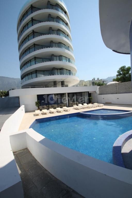 CYPRUS KYRENIA 2 + 1 FULLY FURNISHED APARTMENT FOR RENT IN A COMPLEX WITH A SHARED POOL ** 