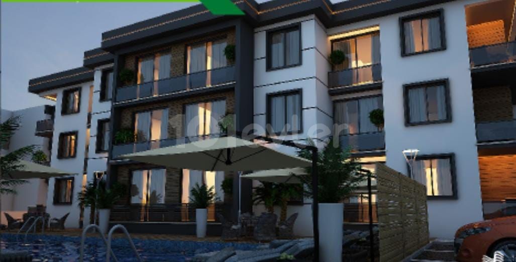 GİRNE ALSANCAK'TA ORTAK HAVUZLU SİTE İÇERİSİNDE 2+1 SATILIK DAİRE