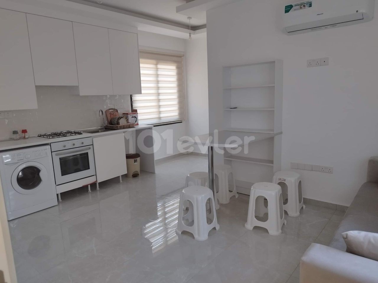 GİRNE ALSANCAK BÖLGESİNDE 1+1 EŞYALI KİRALIK DAİRE  