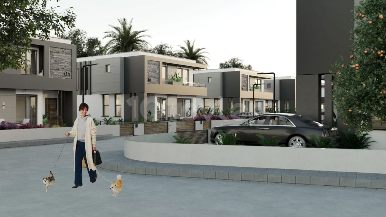 GİRNE OZANKÖY'DE 4+1 199 m2 EMSALSİZ VİLLA