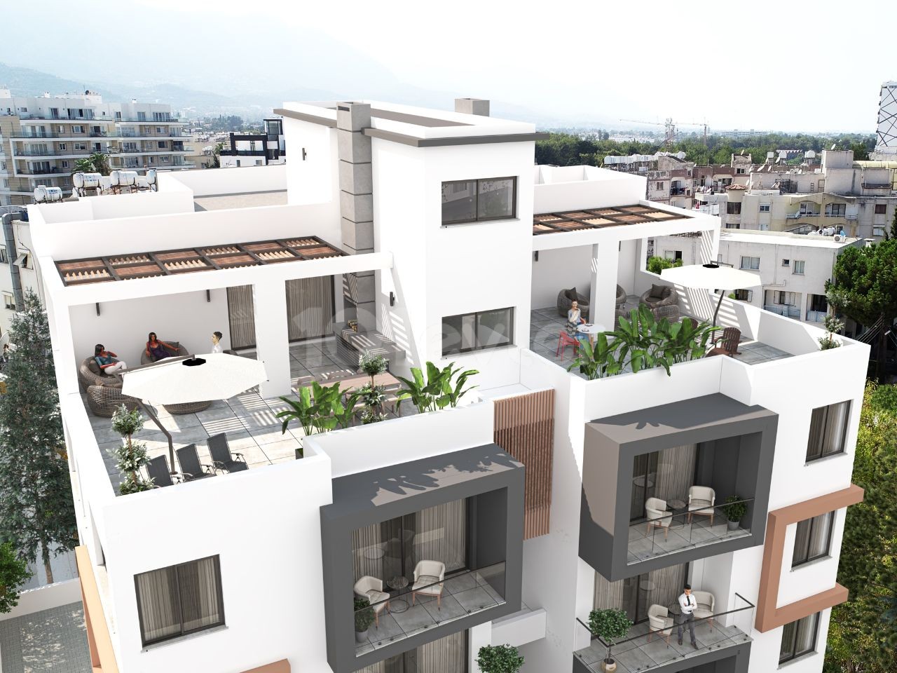 2+1 LUXURIOUS FLATS FOR SALE IN KYRENIA CENTER
