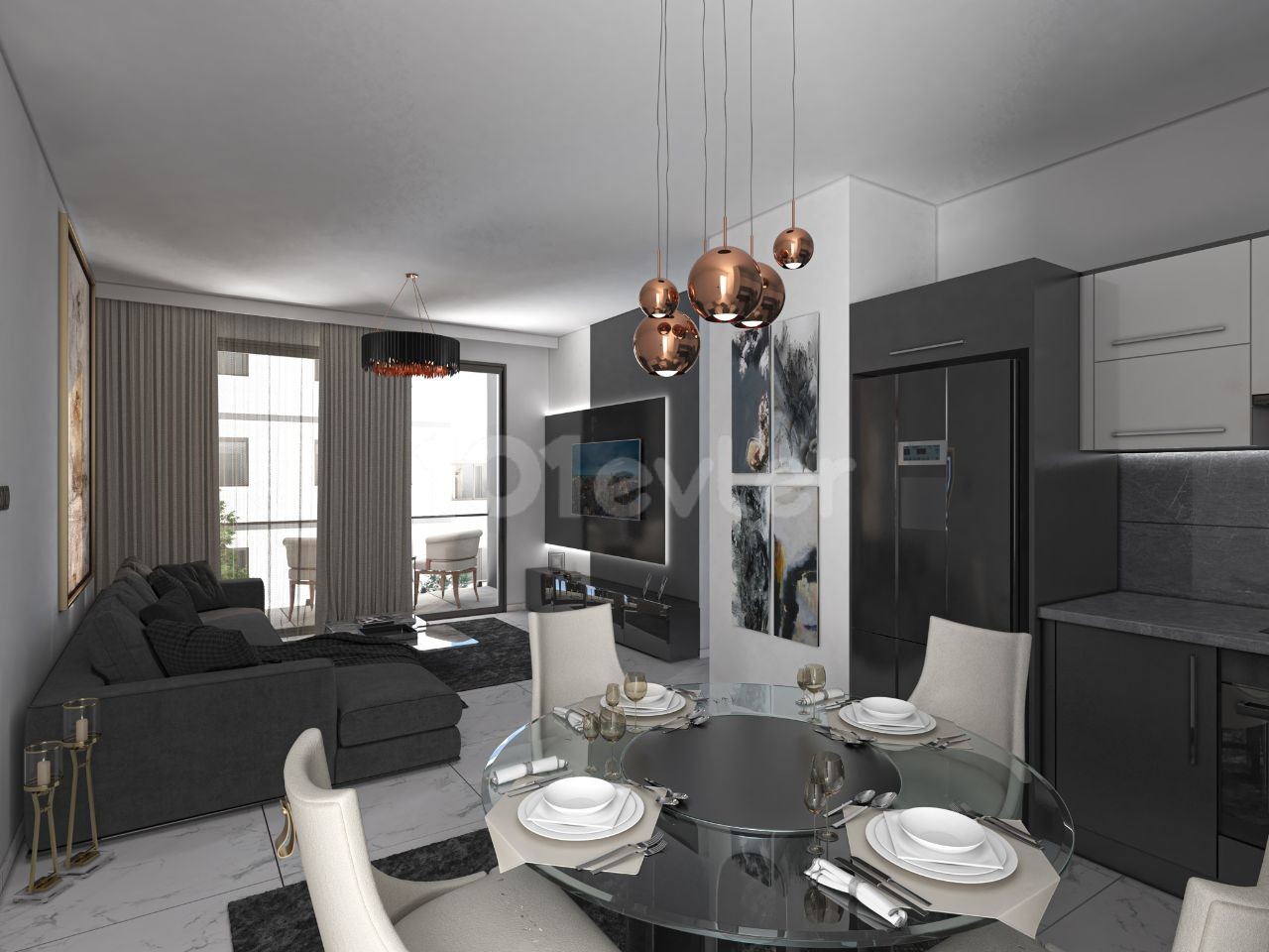 2+1 LUXURIOUS FLATS FOR SALE IN KYRENIA CENTER