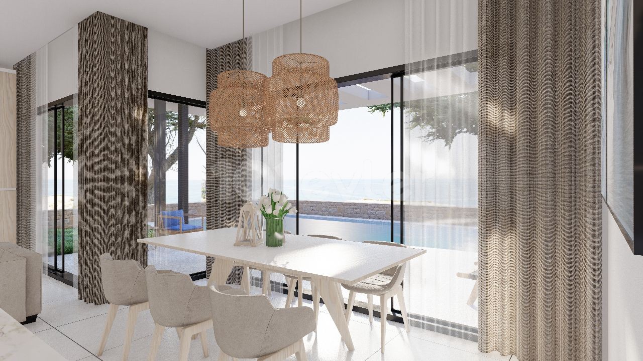 GIRNE BAHÇELİ 4+1 VILLA WITH PRIVATE POOL, ROOF TERRACE DELIVERED MARCH 2024