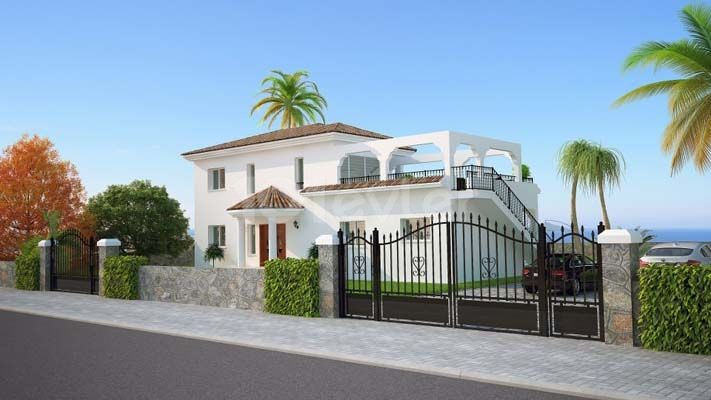 KYRENIA OZANKOY VILLA 4+1 WITH PRIVATE POOL TERRACE