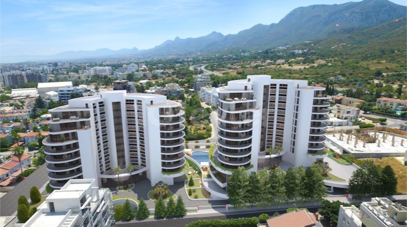 1+1 WOHNUNG MIT HOTELKOMFORT IN EINEM LUXUSANLAGE IM ZENTRUM VON KYRENIA