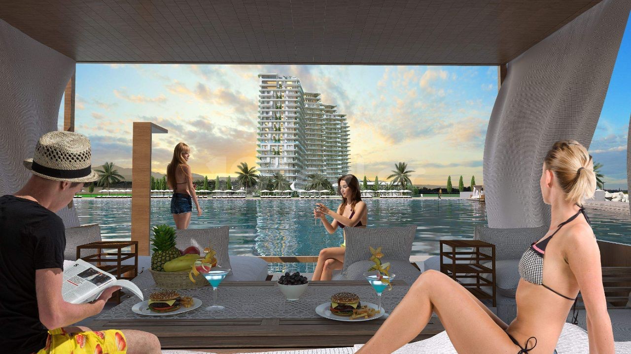 1+1 IN LEFKE GAZİVEREN SUPER LUXURIOUS COMPLEX