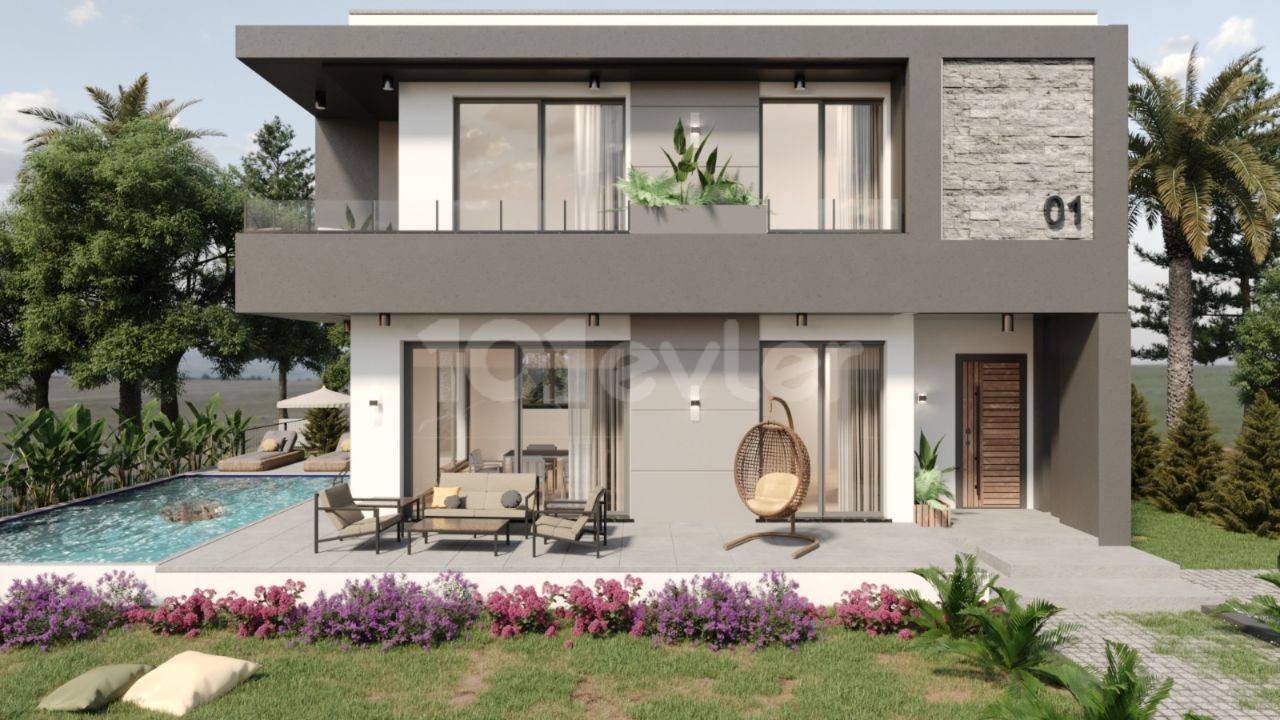 4+1 SUPER LUXURY VILLA IN GİRNE OZANKÖY JUNE 2024 DELIVERY