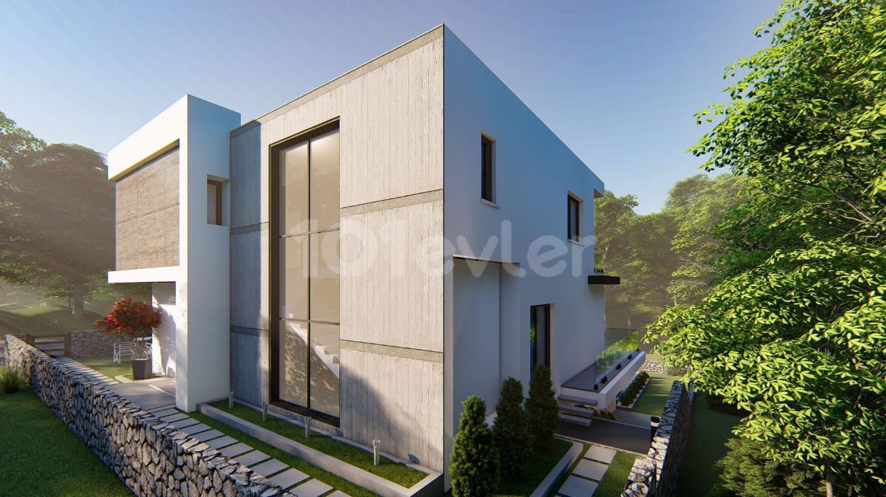 TRIBLEX 4+1 SUPERLUXUS-VILLA IN GİRNE KARMI