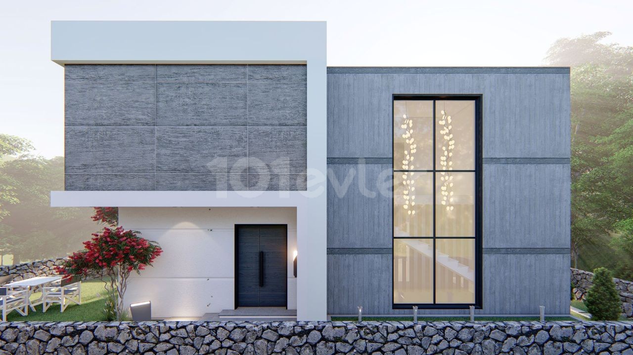 TRIBLEX 4+1 SUPERLUXUS-VILLA IN GİRNE KARMI