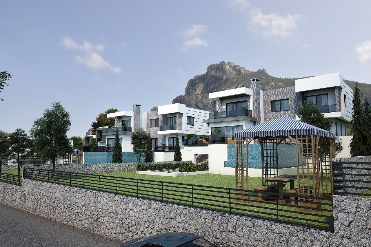 TRIBLEX 4+1 SUPERLUXUS-VILLA IN GİRNE KARMI