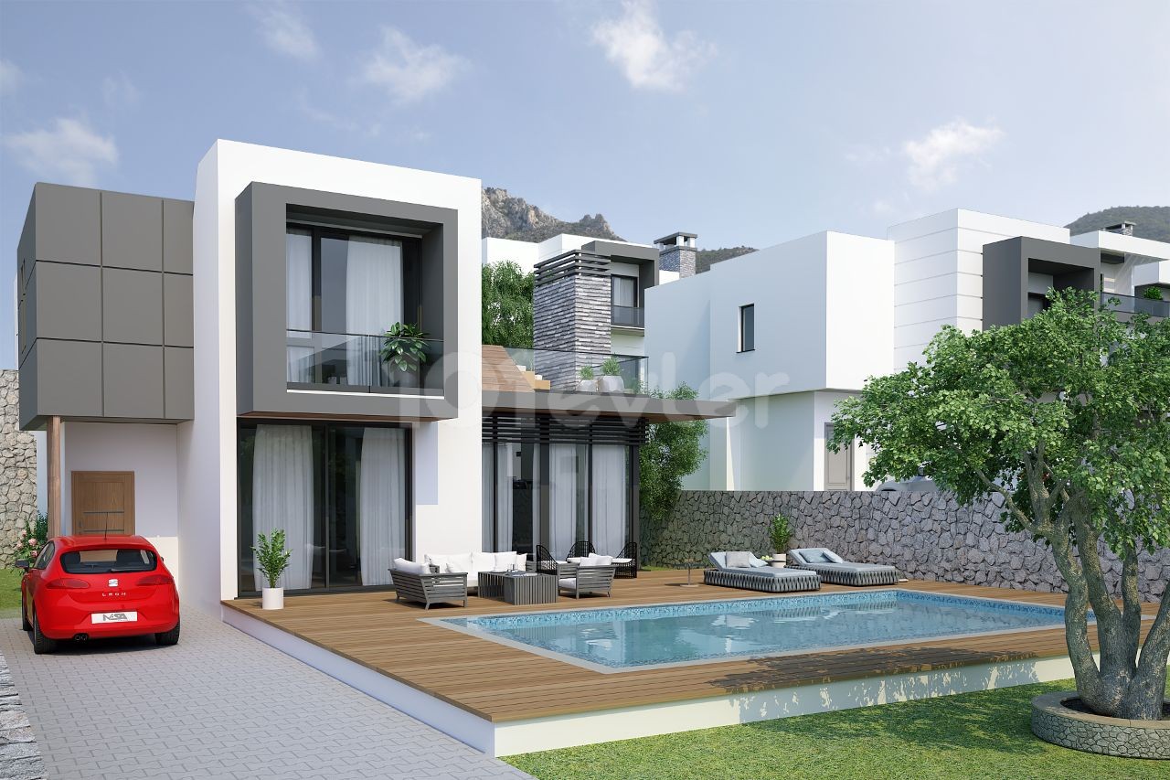 TRIBLEX 4+1 SUPERLUXUS-VILLA IN GİRNE KARMI