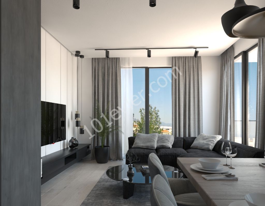 Lefkoşa Marmara’da Geniş Teraslı 2+1 Satılık Penthouse