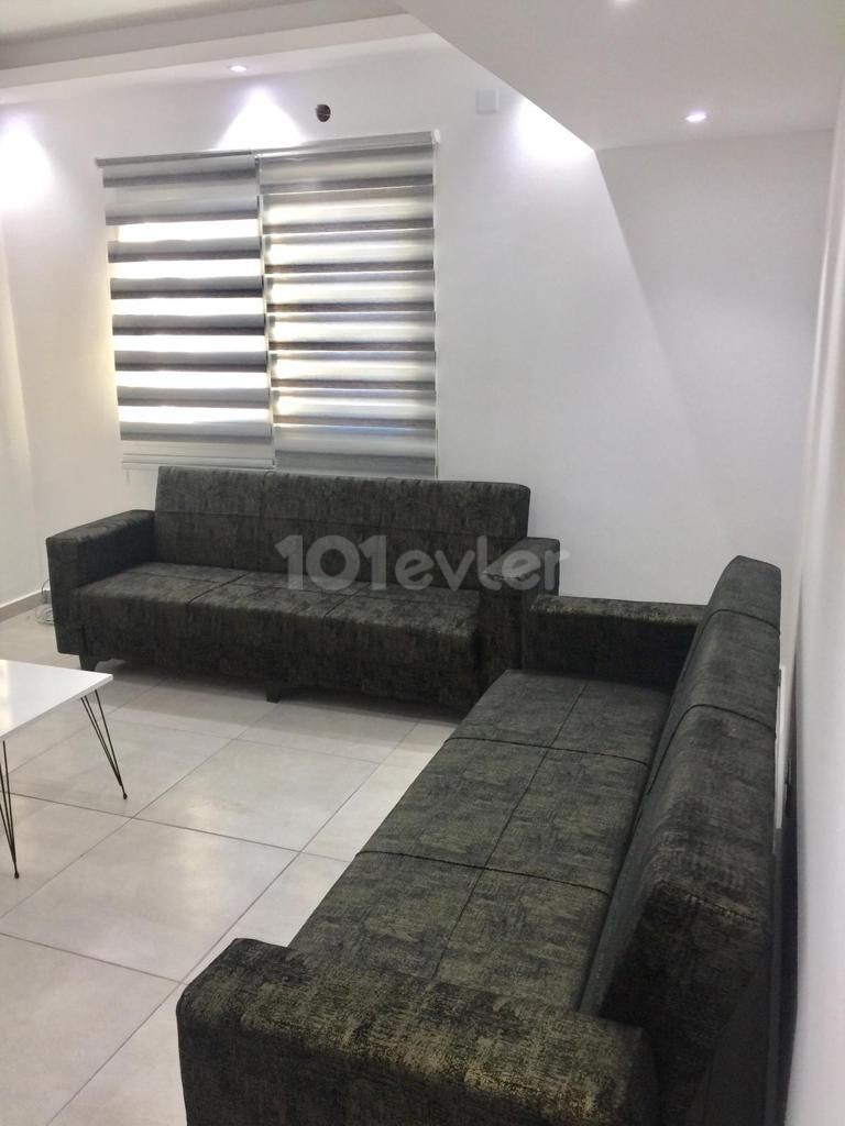 2+1 Furnished Flat with Fireplace in Gonyeli