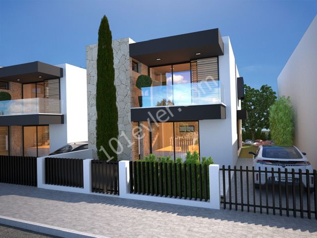 Detached villas with Turkish cob in the MOST BEAUTIFUL area of Yenikent ** 
