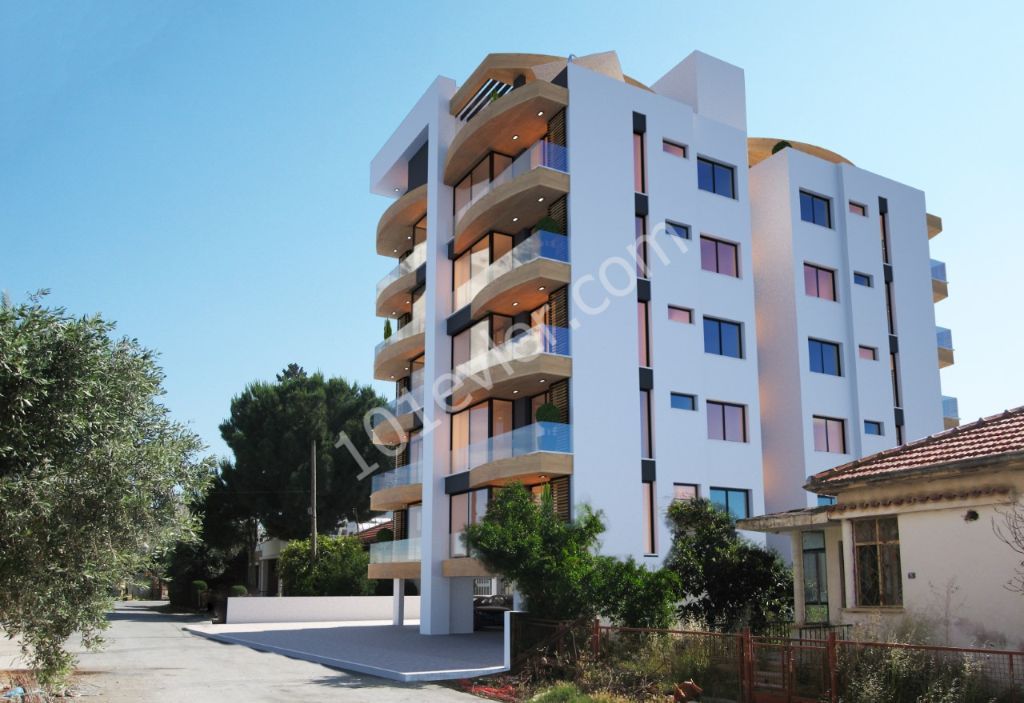 Lefkoşa Yenişehir de 2+1 apartman daireleri