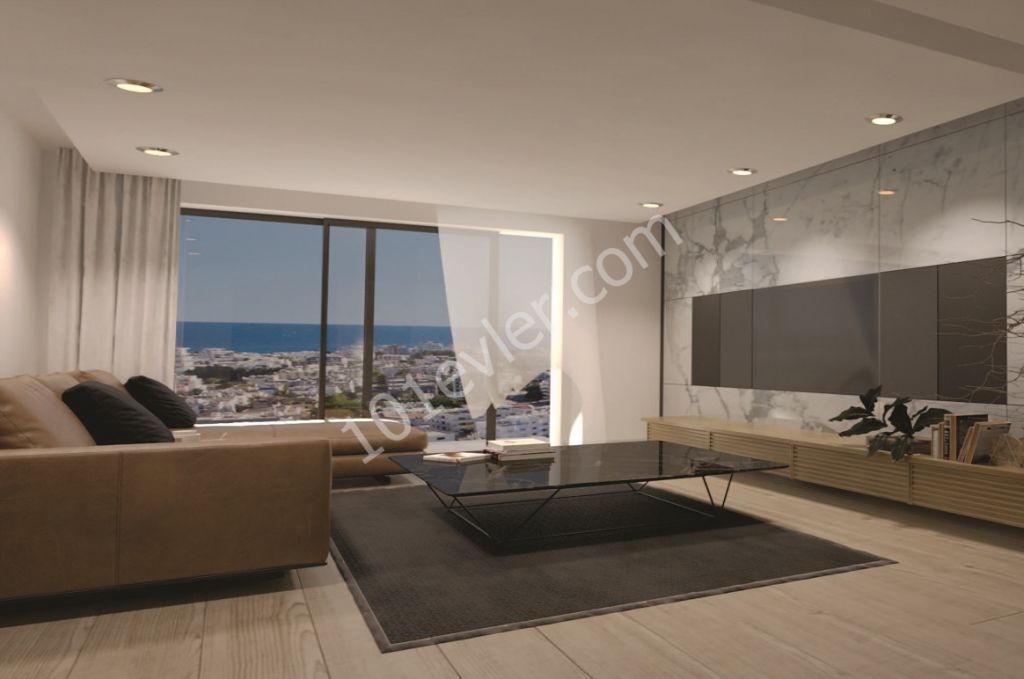 A 1+1, 2+1, 3+1  Super Luxury  Apartments For Sale in Central Kyrenia 