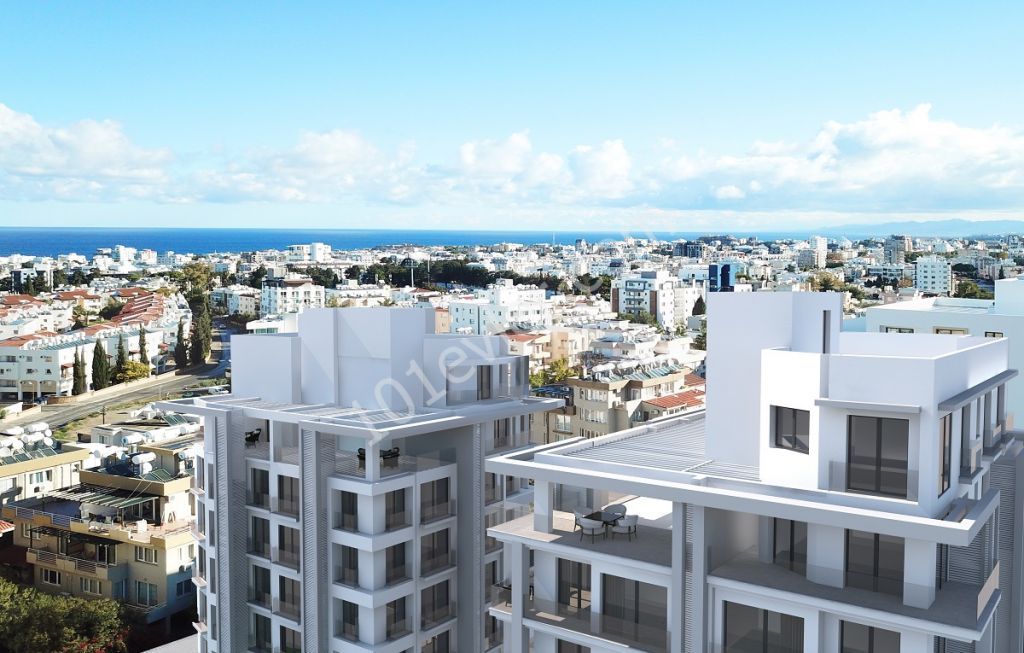 A 1+1, 2+1, 3+1  Super Luxury  Apartments For Sale in Central Kyrenia 