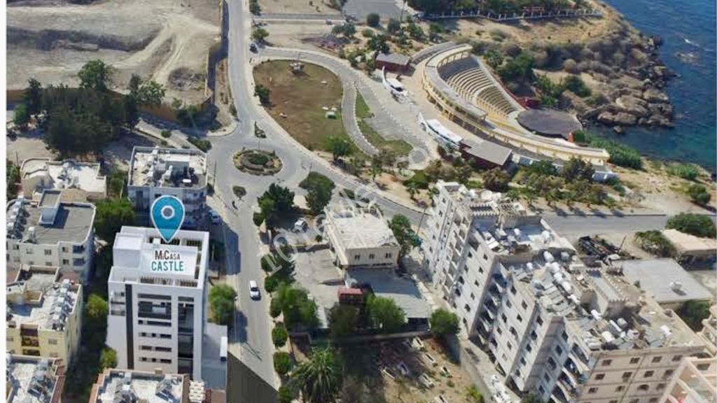 Girne Merkez’de 3+1 Satılık Penthouse | Dublex | Kale ve Deniz Manzaralı