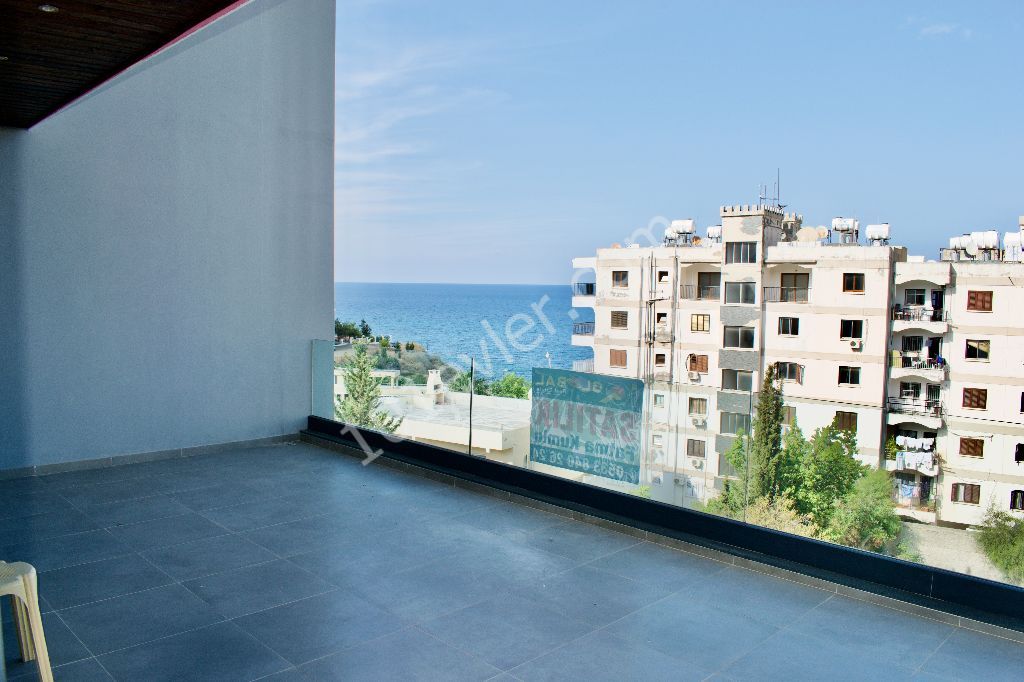 3 + 1 Penthouse for Sale in Kyrenia Center | Dublex | Castle and Sea View