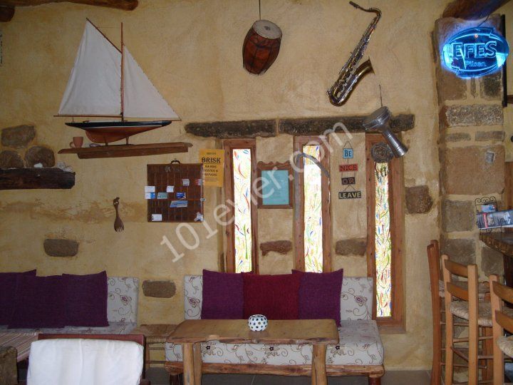 A Restaurant For Sale in Kucuk Erenkoy + (Optional 3+1 Stone Solar Powered Eco House )