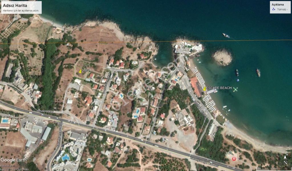 Residential Zoned Plot For Sale in Alsancak, Kyrenia