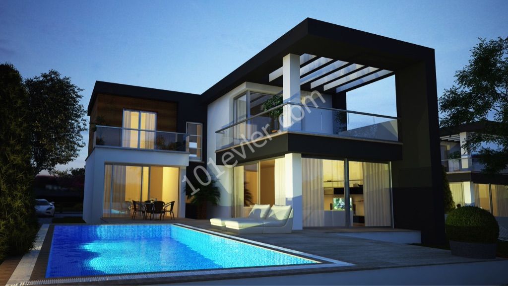 4+1 Villa zum Verkauf in Kyrenia Chatalköy / Pool und ruhig ** 