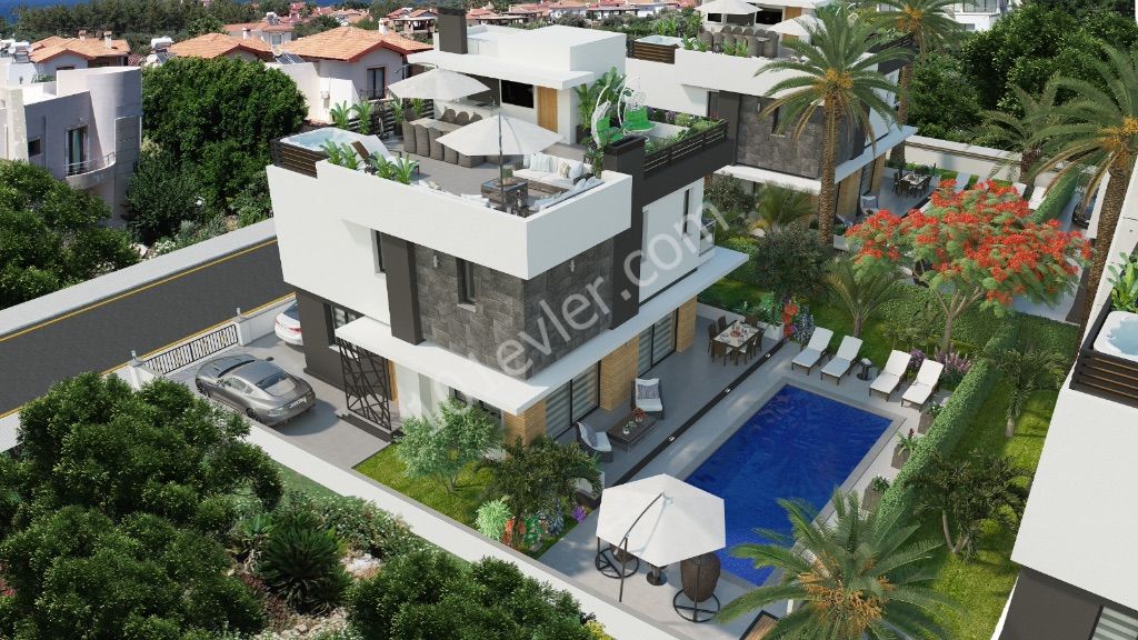 Girne, Çatalköy’de 4+1 Villa | Havuzlu ve Modern