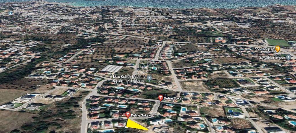 Residential Zoned Plot For Sale in Bellapais, Kyrenia