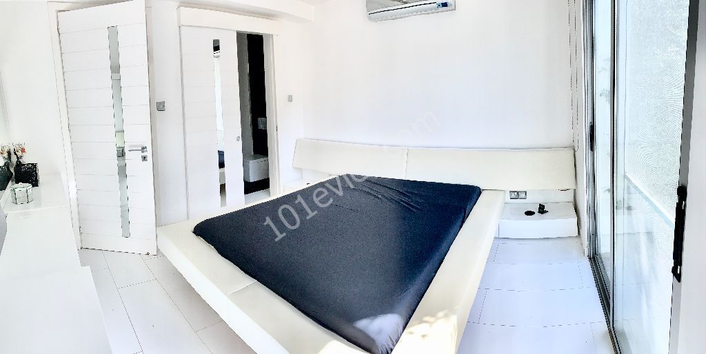 Flat for Sale in Kyrenia Center 2 + 1 | 35 m2 Garden | Modern Design