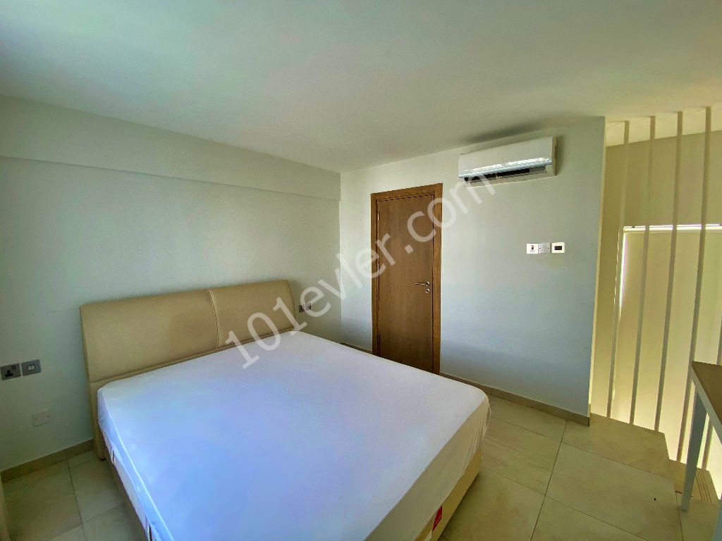 Girne Alsancak'ta 1+1 Kiralık Daire | Full Eşyalı | Dubleks