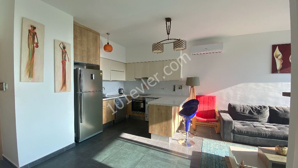 2 + 1 Flat for Rent in Kyrenia Center | Furtinure and White Goods are Included